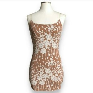 CBR Sequin Floral Mesh Bodycon Dress NWT!